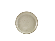 Terra Porcelain Smoke Grey Coupe Plate 24cm x6 Terra Porcelain Smoke Grey Coupe Plate 24cm x6
