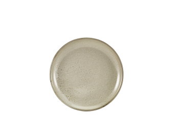 Terra Porcelain Smoke Grey Coupe Plate 24cm x6 Terra Porcelain Smoke Grey Coupe Plate 24cm x6