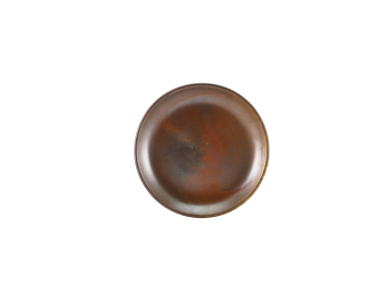 Terra Porcelain Rustic Copper Coupe Plate 19cm x6 Terra Porcelain Rustic Copper Coupe Plate 19cm x6