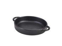 Cast Iron Effect Round Dish 14.5 x 13 x 3cm x6 Cast Iron Effect Round Dish 14.5 x 13 x 3cm x6