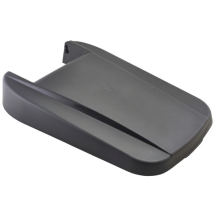 Black Closed Lid For Grey Recycling Bin 85L Black Closed Lid For Grey Recycling Bin 85L