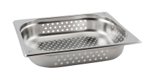 Perforated St/St Gastronorm Pan 1/2 - 65mm Deep x1