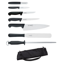 Giesser 7Pc Knife Set + Knife Case x1
