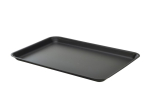 Galvanised Steel Tray 37x26.5x2cm Matt Black x1