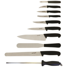 10 Piece Knife Set + Knife Case x1