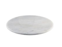 White Marble Platter 33cm Dia x1