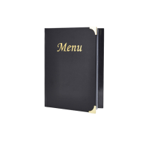 A4 Menu Holder Black 8 Pages x1 A4 Menu Holder Black 8 Pages x1