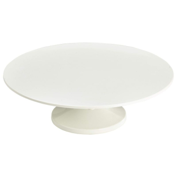 White Melamine Cake Stand 33cm/13Inch x1 White Melamine Cake Stand 33cm/13Inch x1