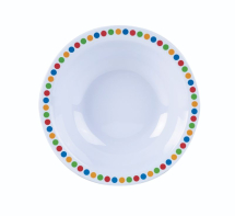 GenWare Melamine 6inch Bowl- Coloured Circles x12