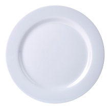 GenWare 9inch Melamine Dinner Plate White x12 GenWare 9inch Melamine Dinner Plate White x12