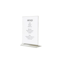 Acrylic Menu Holder A5 Size x1 Acrylic Menu Holder A5 Size x1