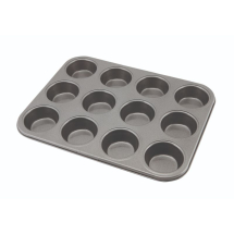 Carbon Steel Non-Stick 12 Cup Muffin Tray x1