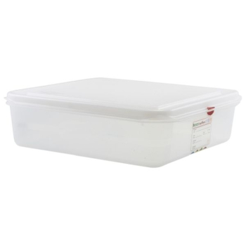 GN Storage Container 2/3 100mm Deep 9L x6