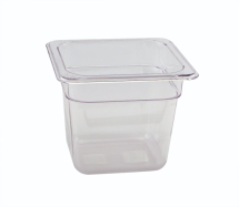 1/6 -Polycarbonate GN Pan 150mm Clear x1