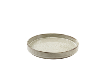 Terra Porcelain Smoke Grey Presentation Plate 21cm x6 Terra Porcelain Smoke Grey Presentation Plate 21cm x6