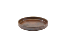 Terra Porcelain Rustic Copper Presentation Plate 18cm x6 Terra Porcelain Rustic Copper Presentation Plate 18cm x6