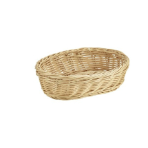 Oval Polywicker Basket 22.5 x 15.5 x 6.5cm x1