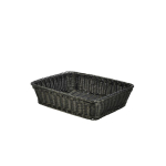 Polywicker Display Basket Black 36.5 x 29 x 9cm x1