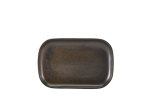 Terra Porcelain Cinder Black Rectangular Plate 29 x 19.5cm x6
