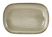 Terra Porcelain Smoke Grey Rectangular Plate 24 x 16.5cm x12 Terra Porcelain Smoke Grey Rectangular Plate 24 x 16.5cm x12