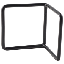 Black Anti-Slip L Shape Riser 10x10x10cm x1 Black Anti-Slip L Shape Riser 10x10x10cm x1
