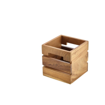 Acacia Wood Box/Riser 15x15x15cm x1