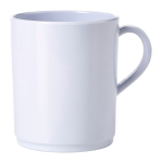 GenWare 10oz Melamine Mug White x12 GenWare 10oz Melamine Mug White x12