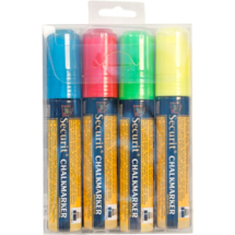 Chalkmarkers 4 Colour Pack (R,G,Y,Bl) x1