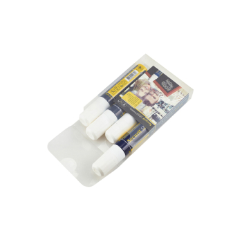 Chalkmarkers 4 Pack White Large x1 Chalkmarkers 4 Pack White Large x1