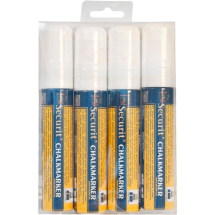 Chalkmarkers 4 Pack White x1