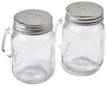 Mason Jar Salt & Pepper Shaker Set x1