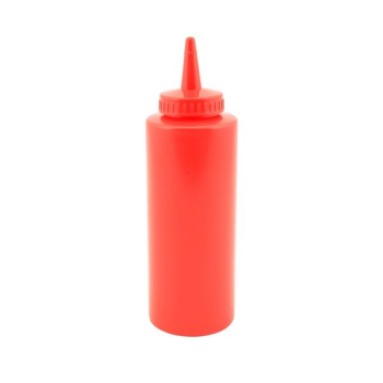 GenWare Squeeze Bottle Red 12oz/35cl x1 GenWare Squeeze Bottle Red 12oz/35cl x1