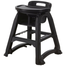 Black PP High Chair -No Tray