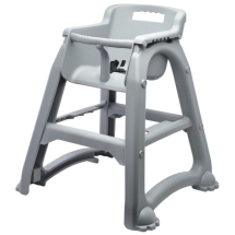 Grey PP High Chair - No Tray