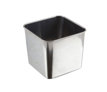 Stainless Steel Square Tub 8 x 8 x 6cm x1 Stainless Steel Square Tub 8 x 8 x 6cm x1