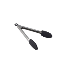 St/St Locking Tongs with Silicone Tip 23cm/9inch x1