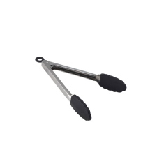 St/St Locking Tongs with Silicone Tip 23cm/9inch x1 St/St Locking Tongs with Silicone Tip 23cm/9inch x1