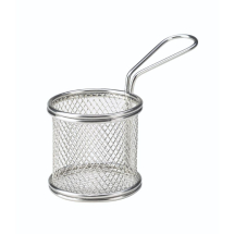 Serving Fry Basket Round 8X7.5cm x1 Serving Fry Basket Round 8X7.5cm x1