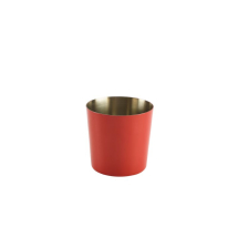 S/St. Serving Cup 8.5 x 8.5cm Red x1