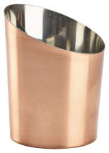 Copper Plated Angled Cone 11.6 x 9.5cm Dia x1