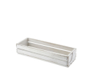 Wooden Crate White Wash Finish 34 x 12 x 7cm x1