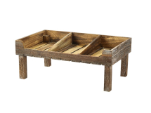 Rustic Wooden Display Crate Stand x1