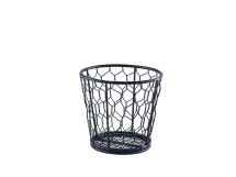 Black Wire Basket 12cm Dia x1