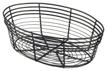 Wire Basket, Oval 25.5 x 16 x 8cm x1