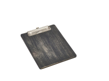 Black Wooden Menu Clipboard A5 18.5x24.5x0.6cm x1