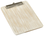 White Wash Wooden Menu Clipboard A5 x1