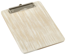 White Wash Wooden Menu Clipboard A5 x1
