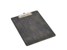 Black Wooden Menu Clipboard A4 24x32x0.6cm x1