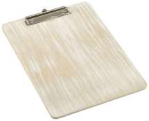 White Wash Wooden Menu Clipboard A4 24x32x0.6cm x1