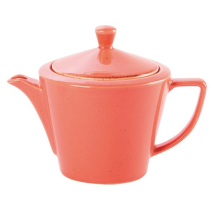 Coral Conic Tea Pot 50cl/18oz x6 Coral Conic Tea Pot 50cl/18oz x6